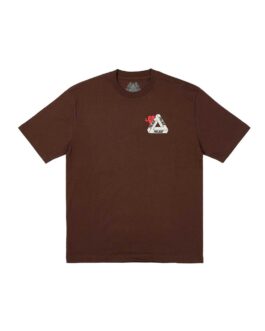 Camiseta Palace Tri-Hearts Nice Brown