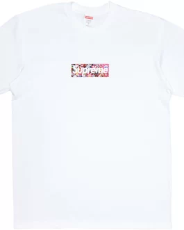 Camiseta Supreme Takashi Murakami COVID-19 Relief Box Logo