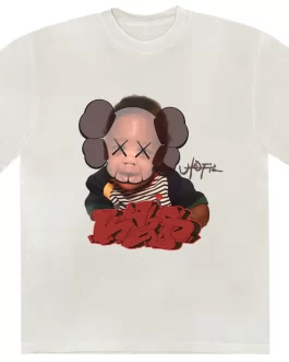 Camiseta Travis Scott x KAWS Utopia I White